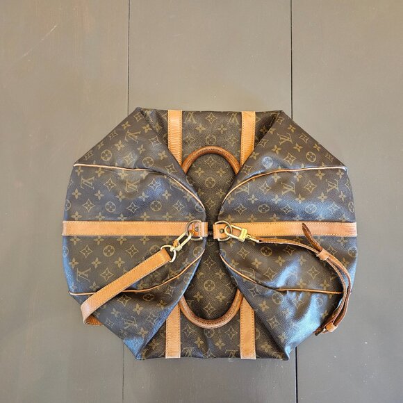 Auth LOUIS VUITTON Monogram Keepall Bandouliere 50 (with shoulder strap) - Picture 4 of 12